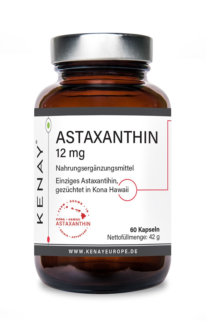 Astaxanthin 12mg | Nahrungsergänzungsmittel | KENAY®