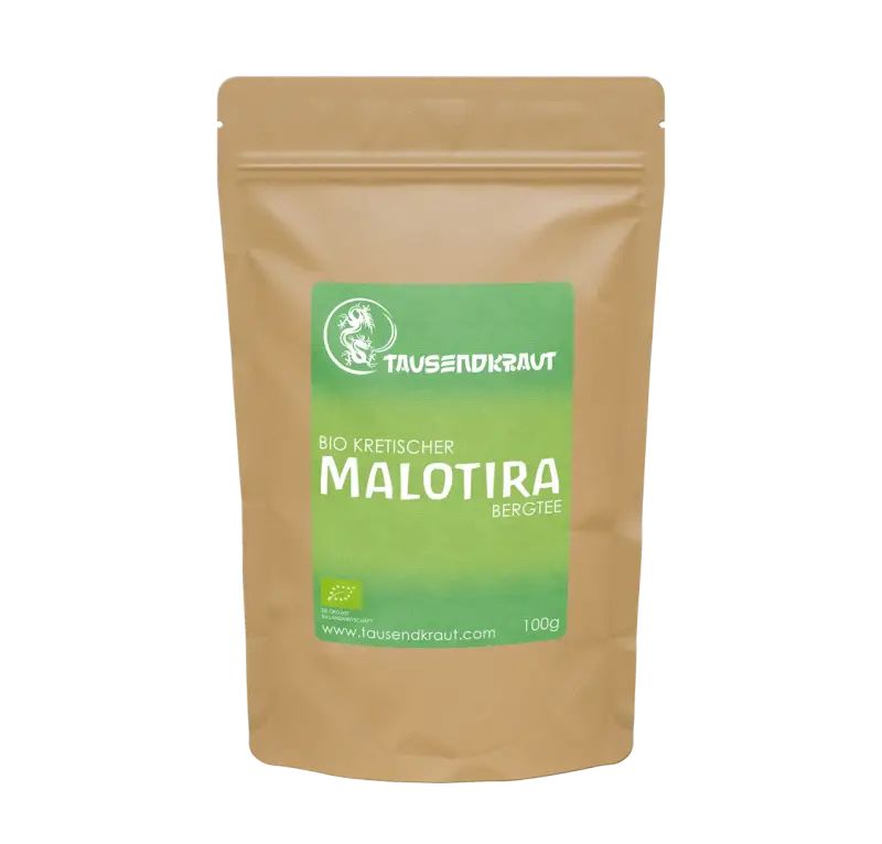 Tausendkraut Malotira Eisenkraut - griechischer Bergtee BIO - geschnitten