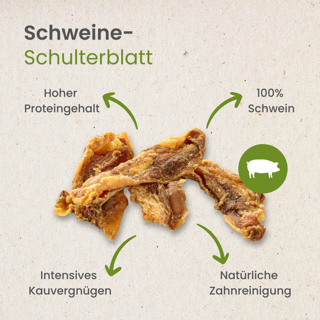 Getrocknete Schweineohren, hoher Proteingehalt, 100% Schwein.