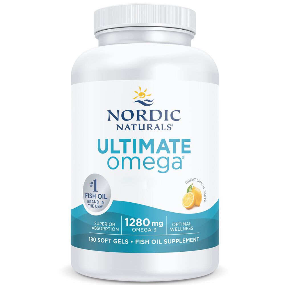Nordic Naturals, Ultimate Omega, glutenfreie Softgels, Zitronengeschmack