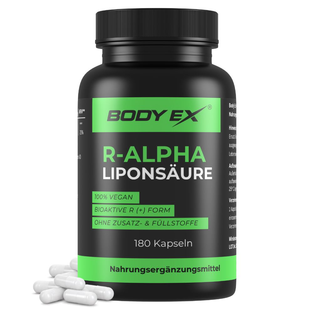 Body Ex® R-Alpha-Liponsäure Kapseln mit Vitamin C 58 g