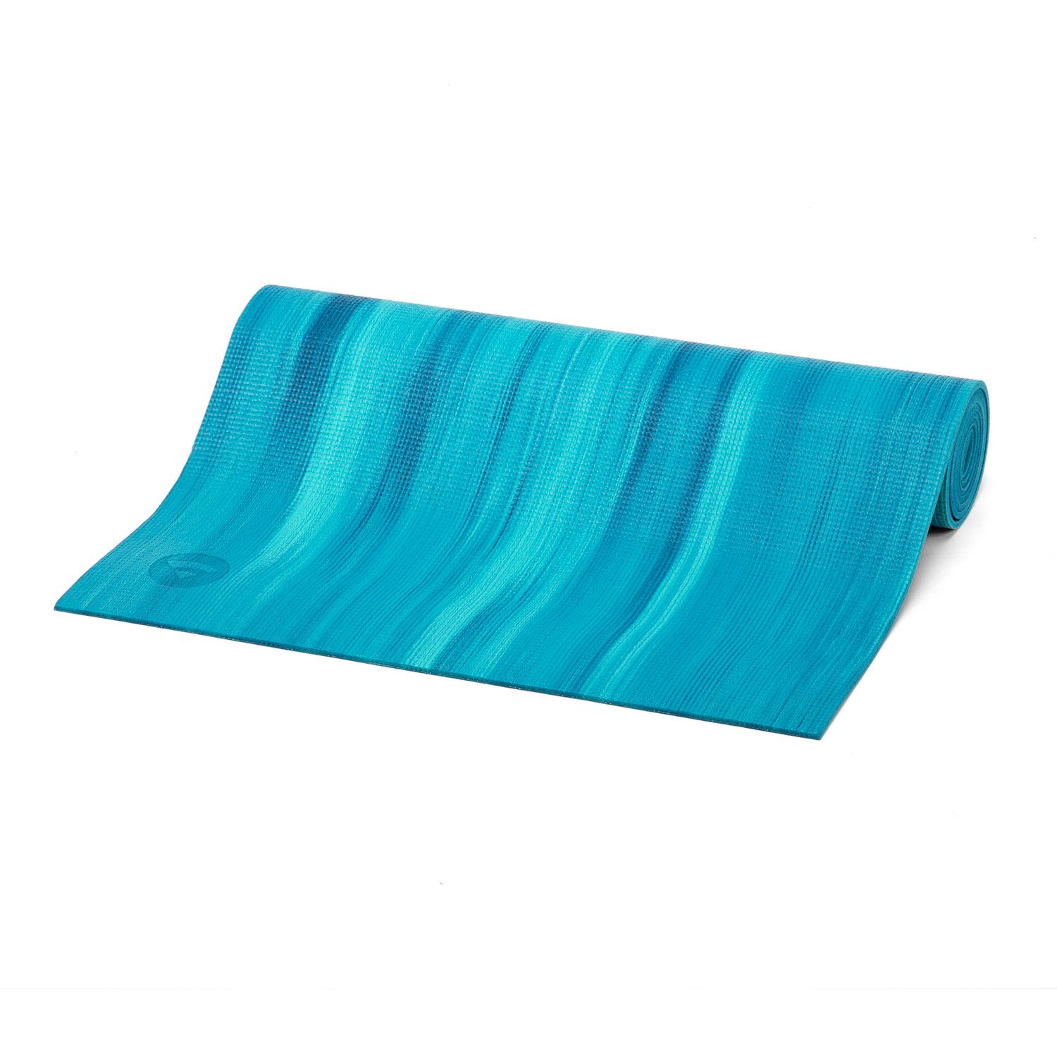 Yogamatte Ganges, PVC aqua/blau marmoriert 940-Ba