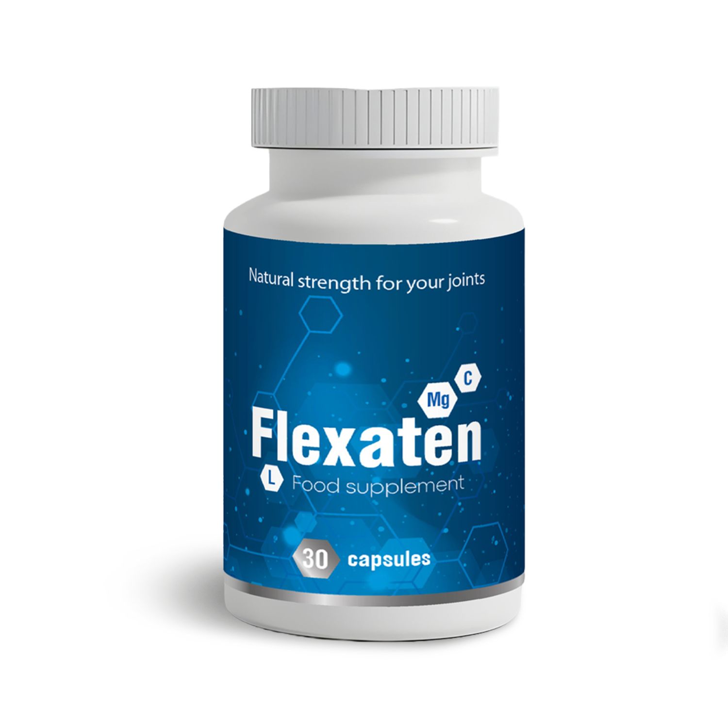 Flexaten – Glucosamin, MSM & Vitamin C Nahrungsergänzungsmittel mit Schachtelhalm | 30 Kapseln St