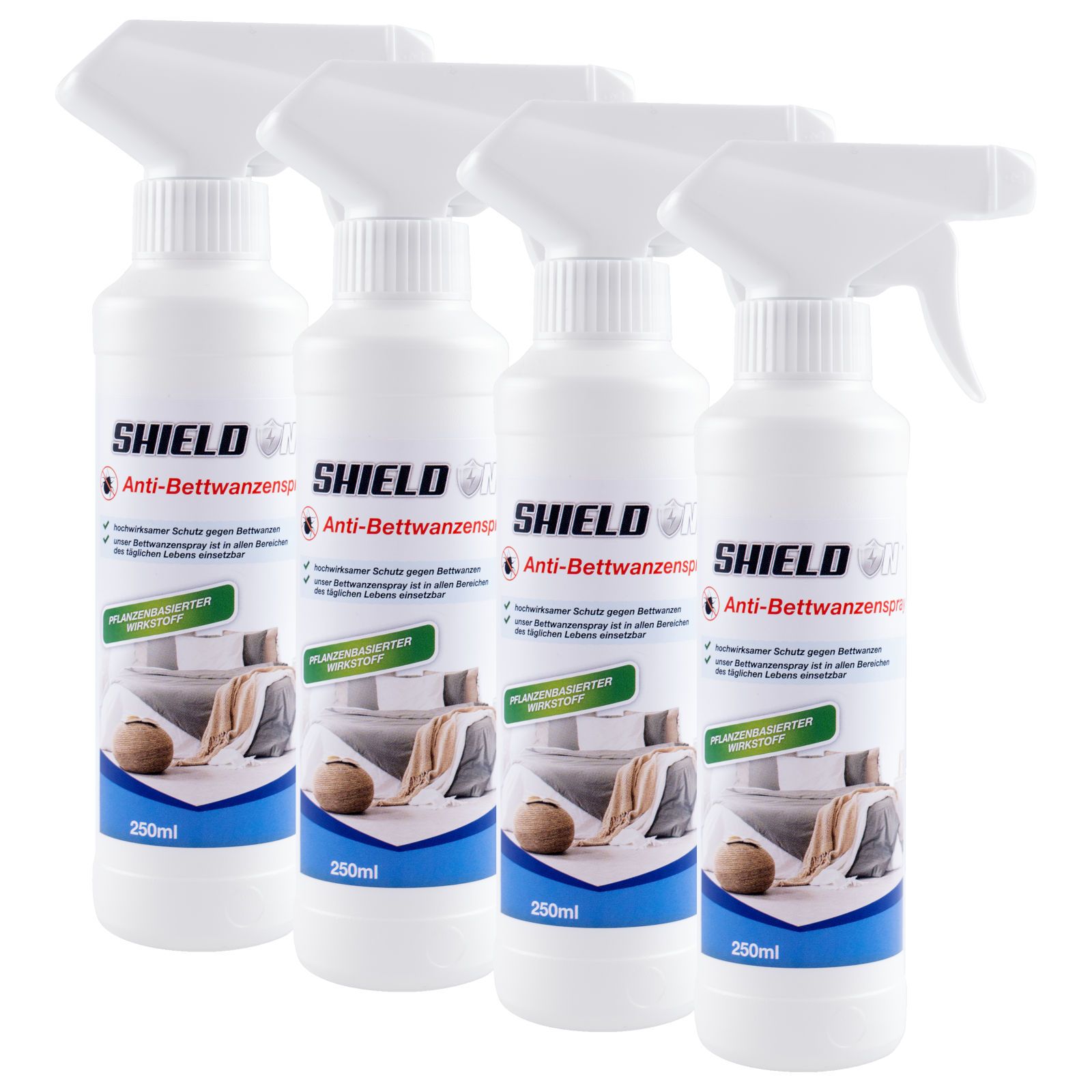 ShieldOn Anti-Bettwanzenspray - hochwirksamer Schutz gegen Bettwanzen
