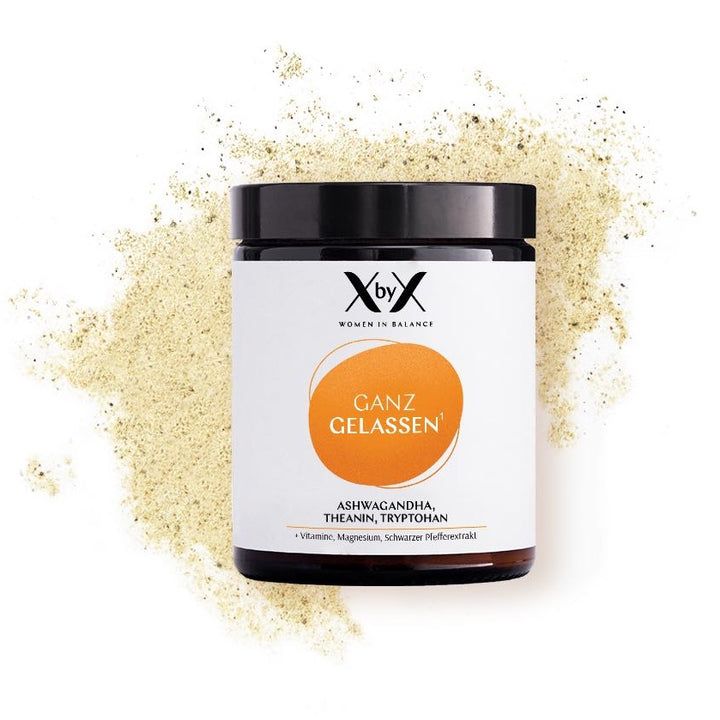 XbyX® Ganz Gelassen - für Gelassenheit & mentale Balance - Ashwagandha, Theanin & Tryptophan