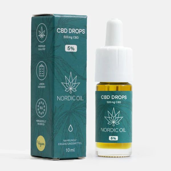 Nordic Öl CBD Plus 5% 10 ml Flaschen