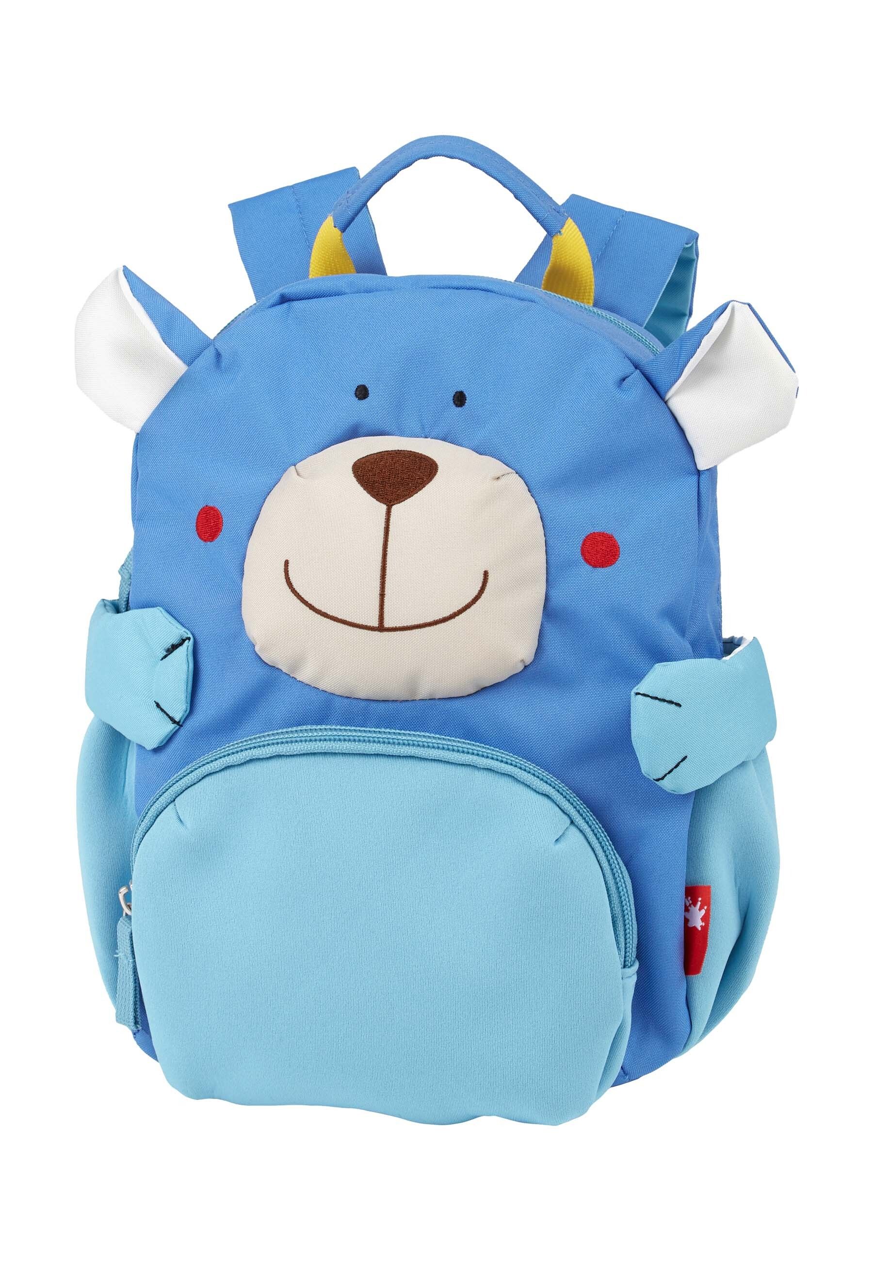 sigikid Kindergarten Rucksack fröhliches Tiergesicht, 5,2 Liter