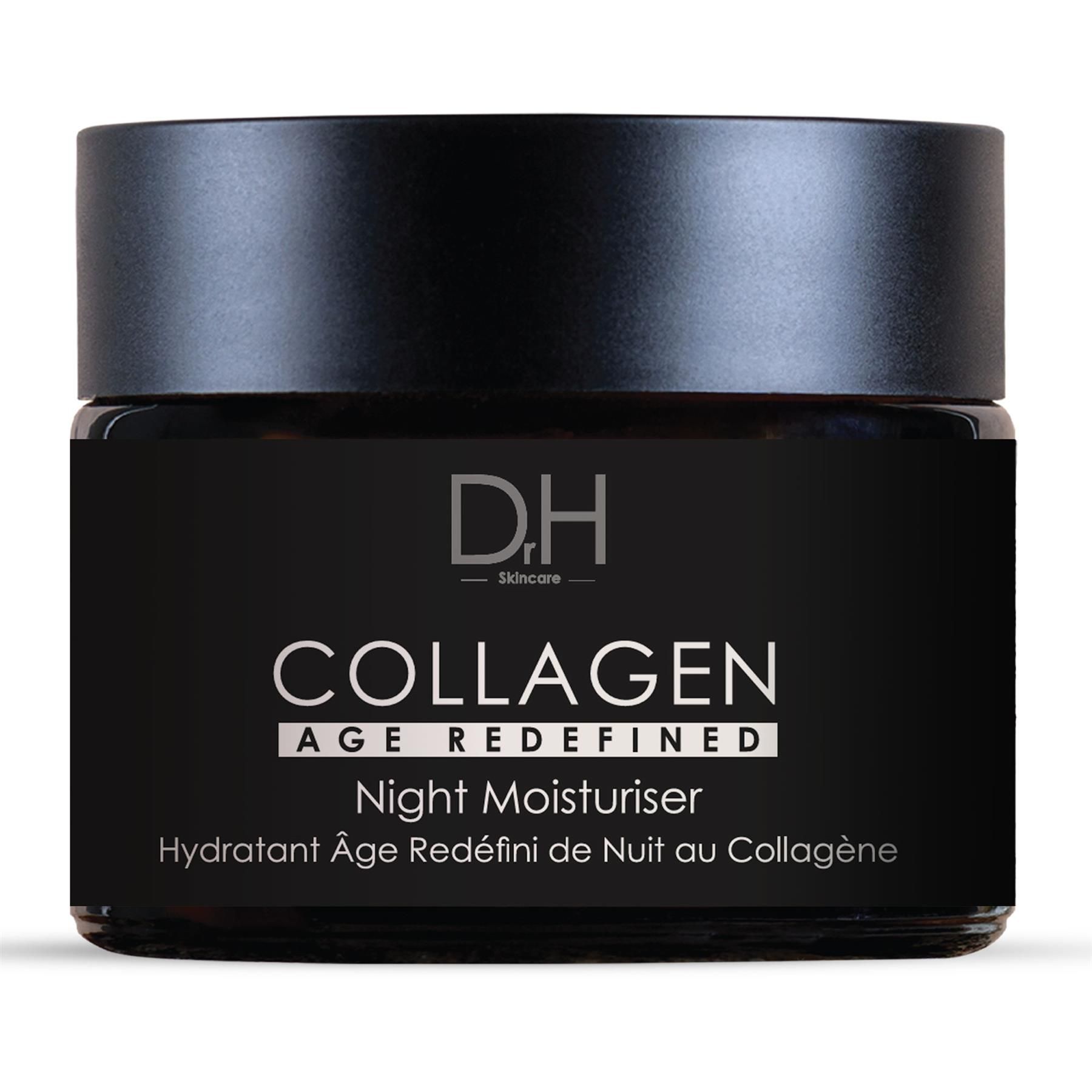 Dr. H Collagen Anti-Age Nachtcreme, Nahaufnahme.