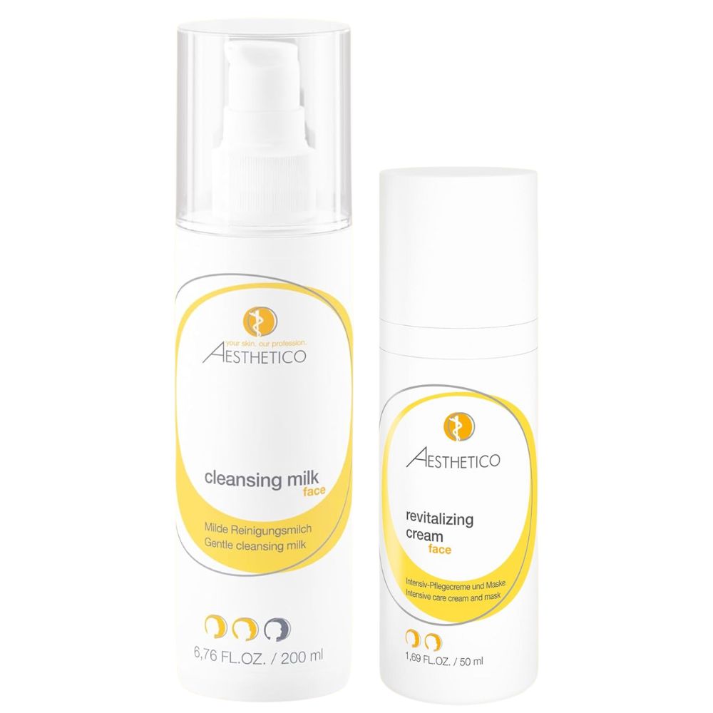 Aesthetico Sparset Cleansing Milk + Revitalizing Cream