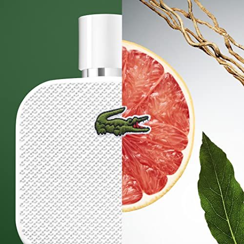 Lacoste L.12.12 Blanc Eau de Toilette Flakon und Verpackung.
