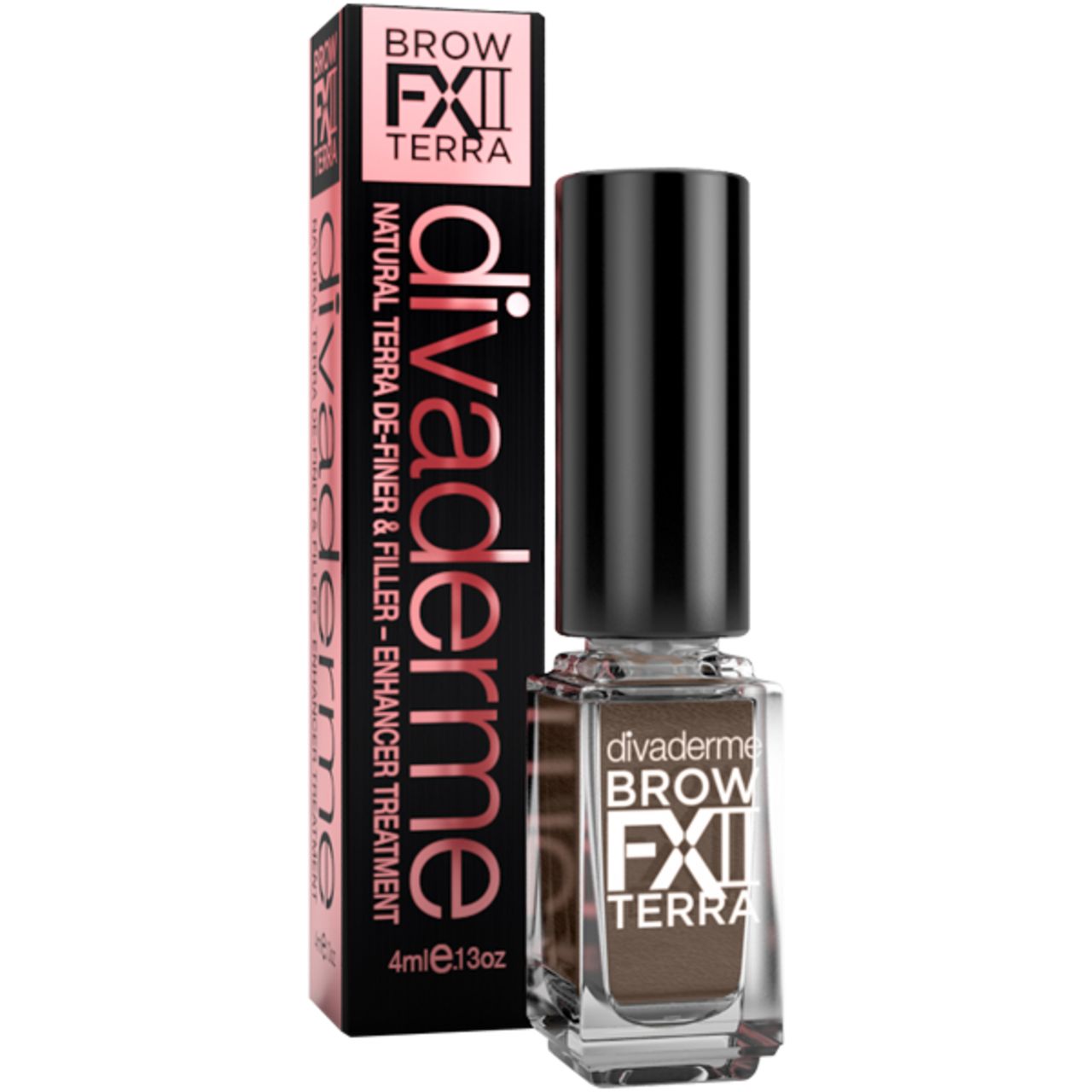 Divaderme Brow FX II Terra De-Finer & Filler - Brow FX II Terra - Espresso