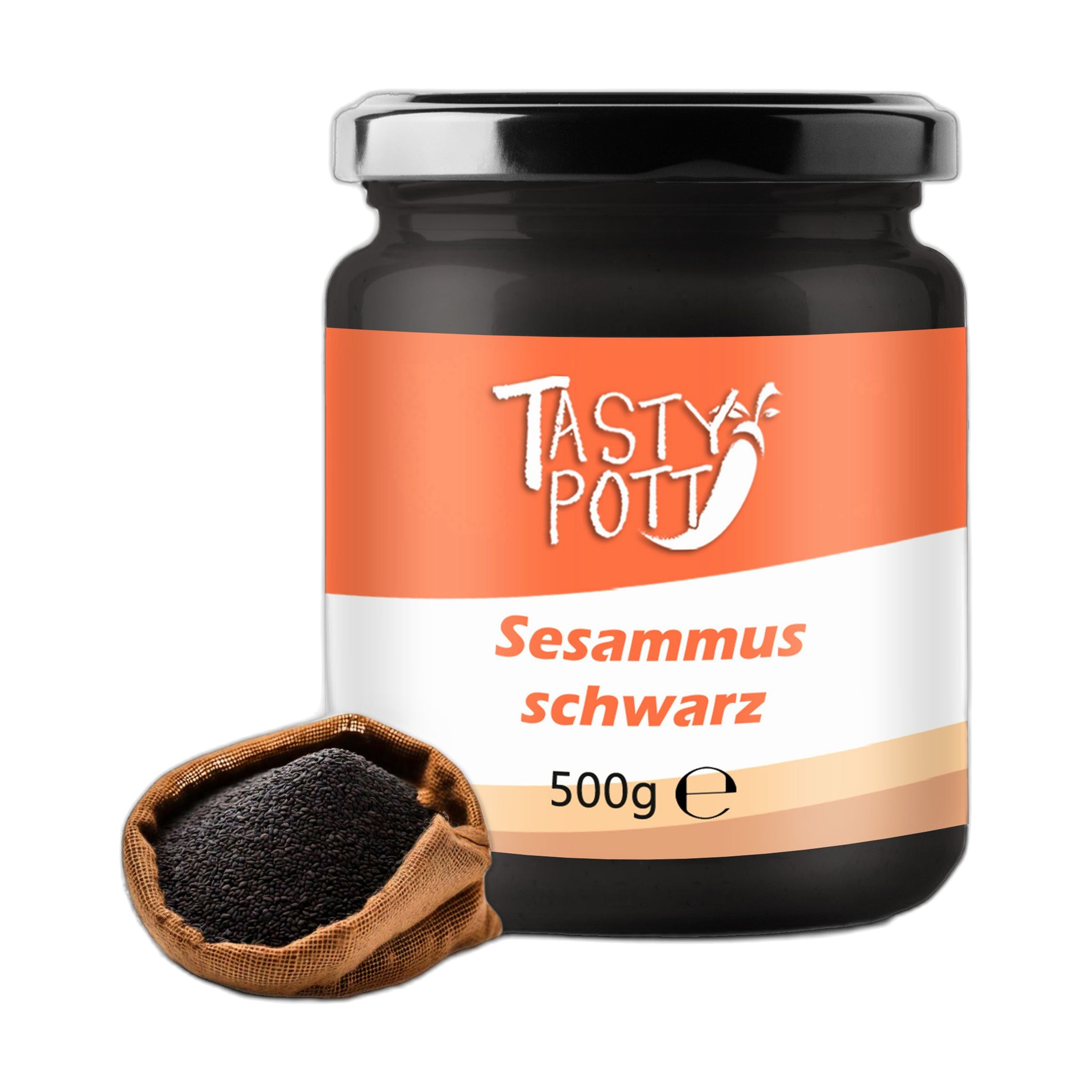 Tasty-Pott Tasty Pott Sesammus schwarz 500 g
