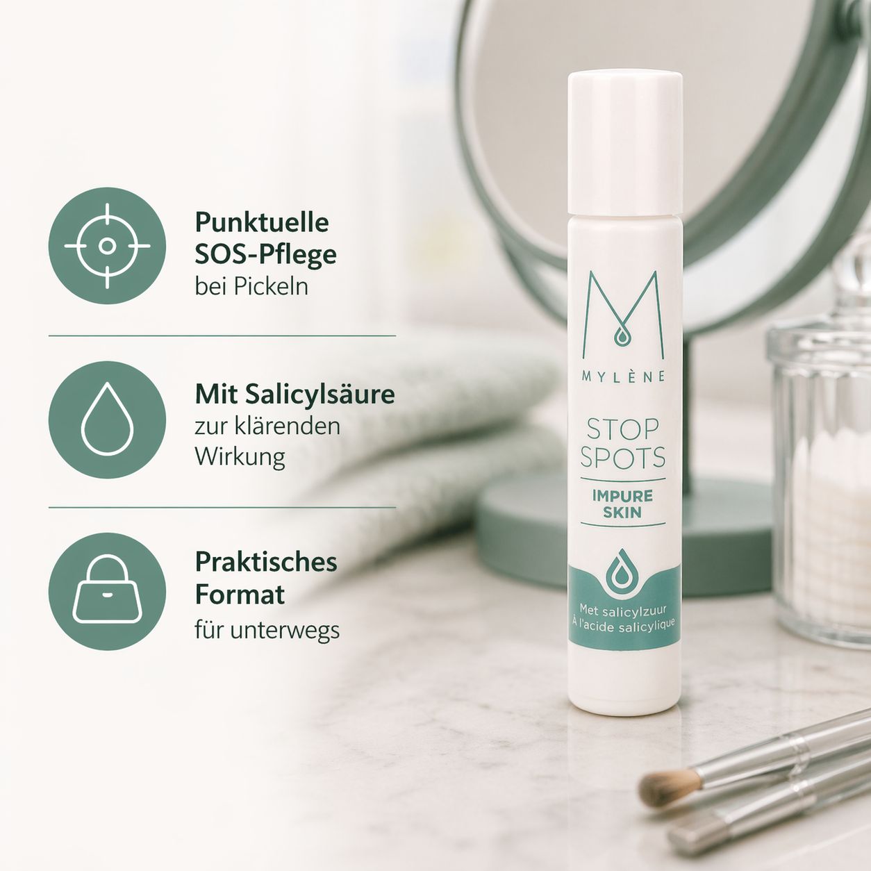 Mylène Stop Spots Impure Skin – Anti-Pickel-Stift