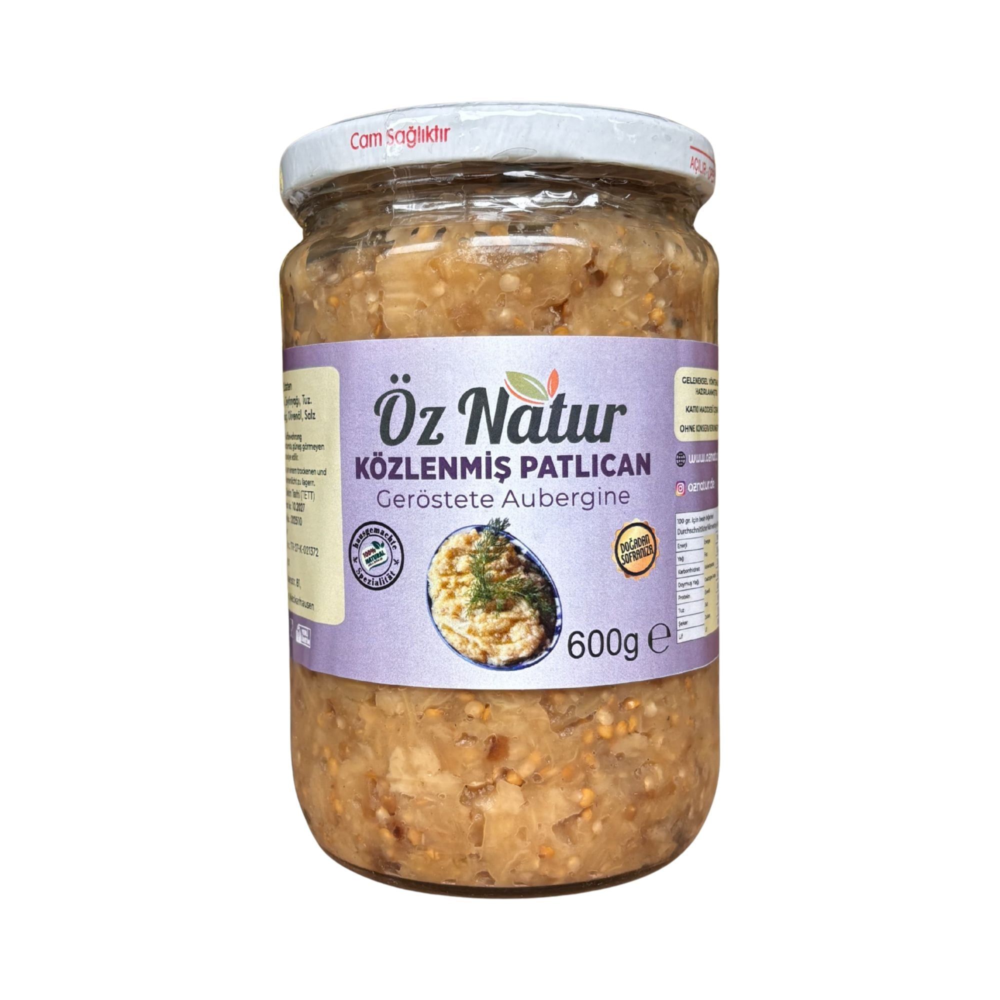Öz Natur | Geröstete Aubergine 0,6 kg