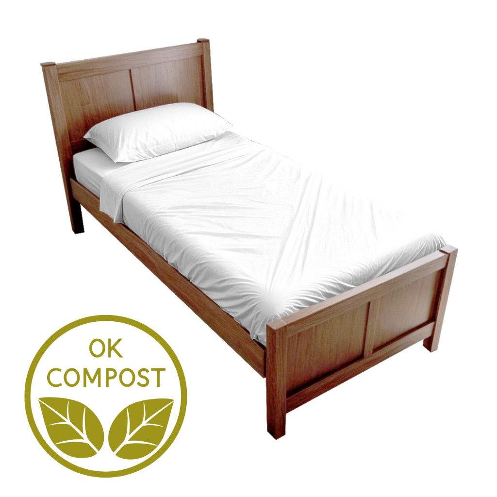 Medical Sud KIT Letto Singolo Biancheria Monouso in Viscosa Eco Bio Compost con Angoli Elastici