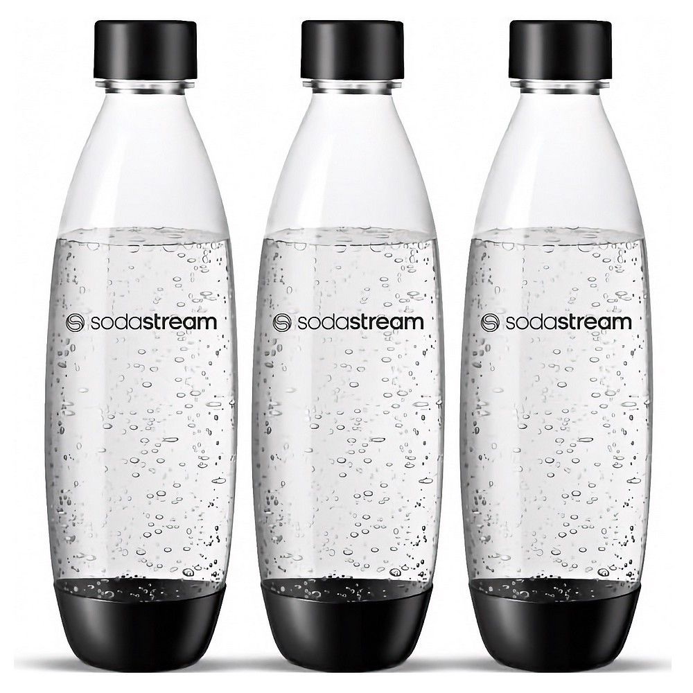 SodaStream Fuse 3x 1L Flaschen, schwarz/weiß