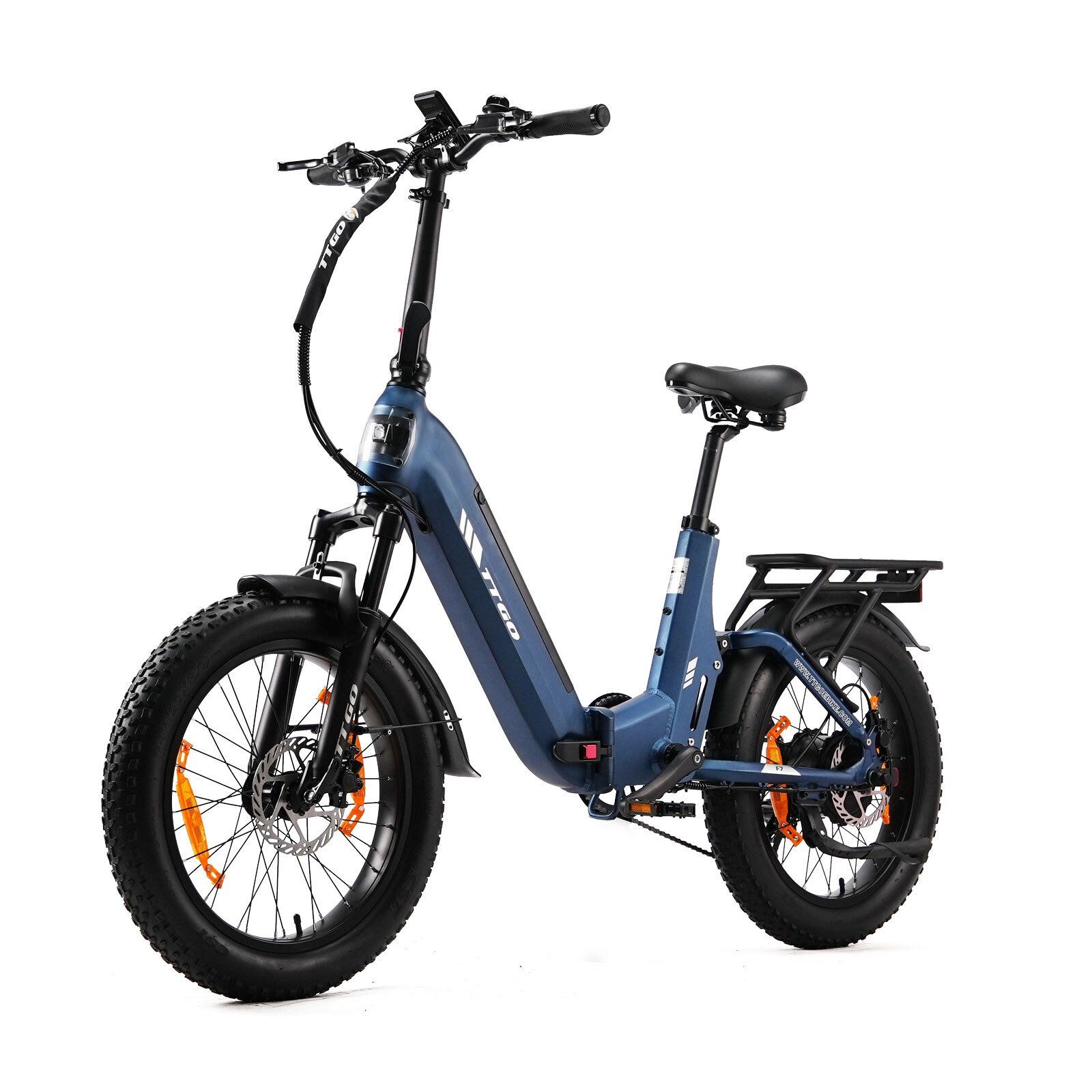 TTGO F7 Faltbares E-Bike, 48V 15Ah Akku, hydraulische Scheibenbremsen