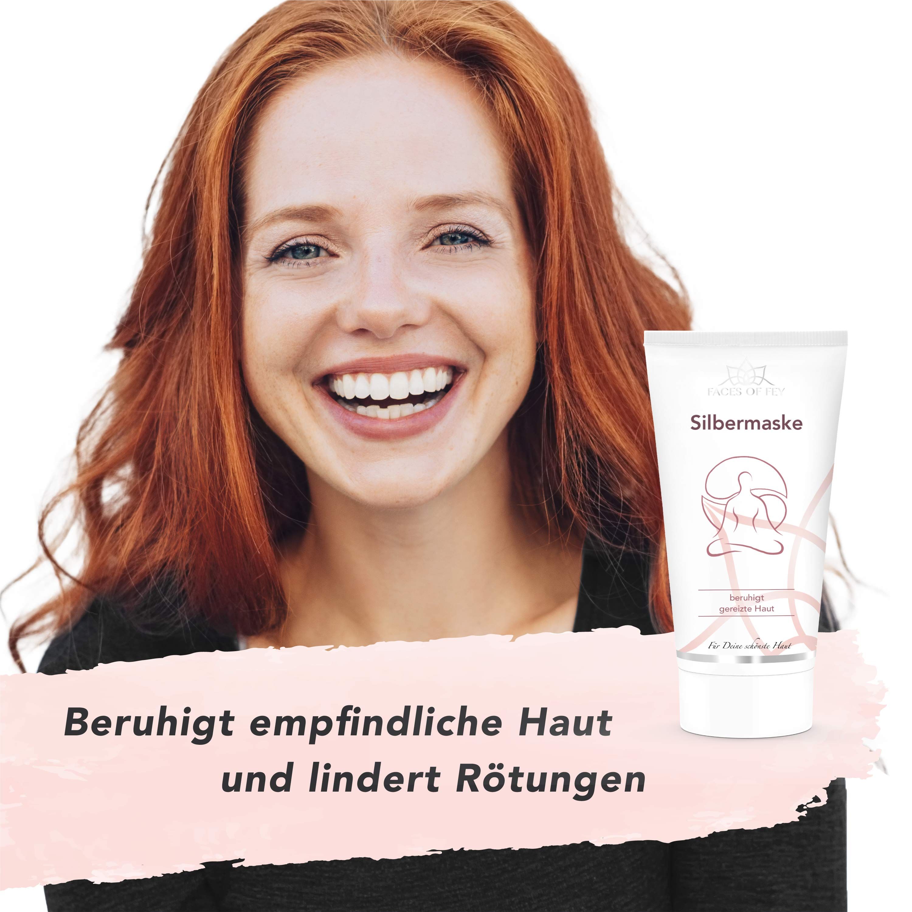 FACES OF FEY Silbermaske - beruhigende Maske mit Mikrosilber