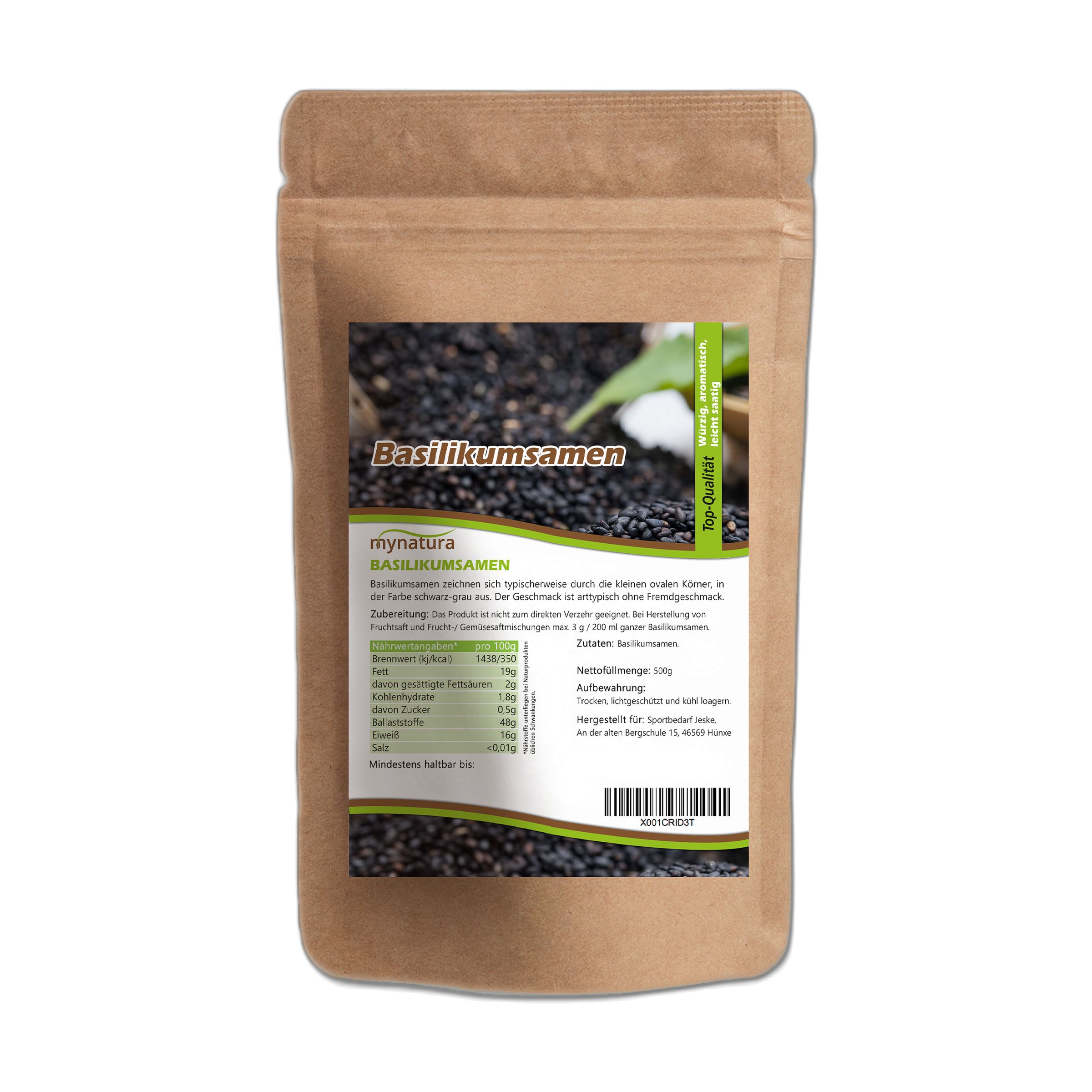 Mynatura Basilikumsamen 500 g Samen