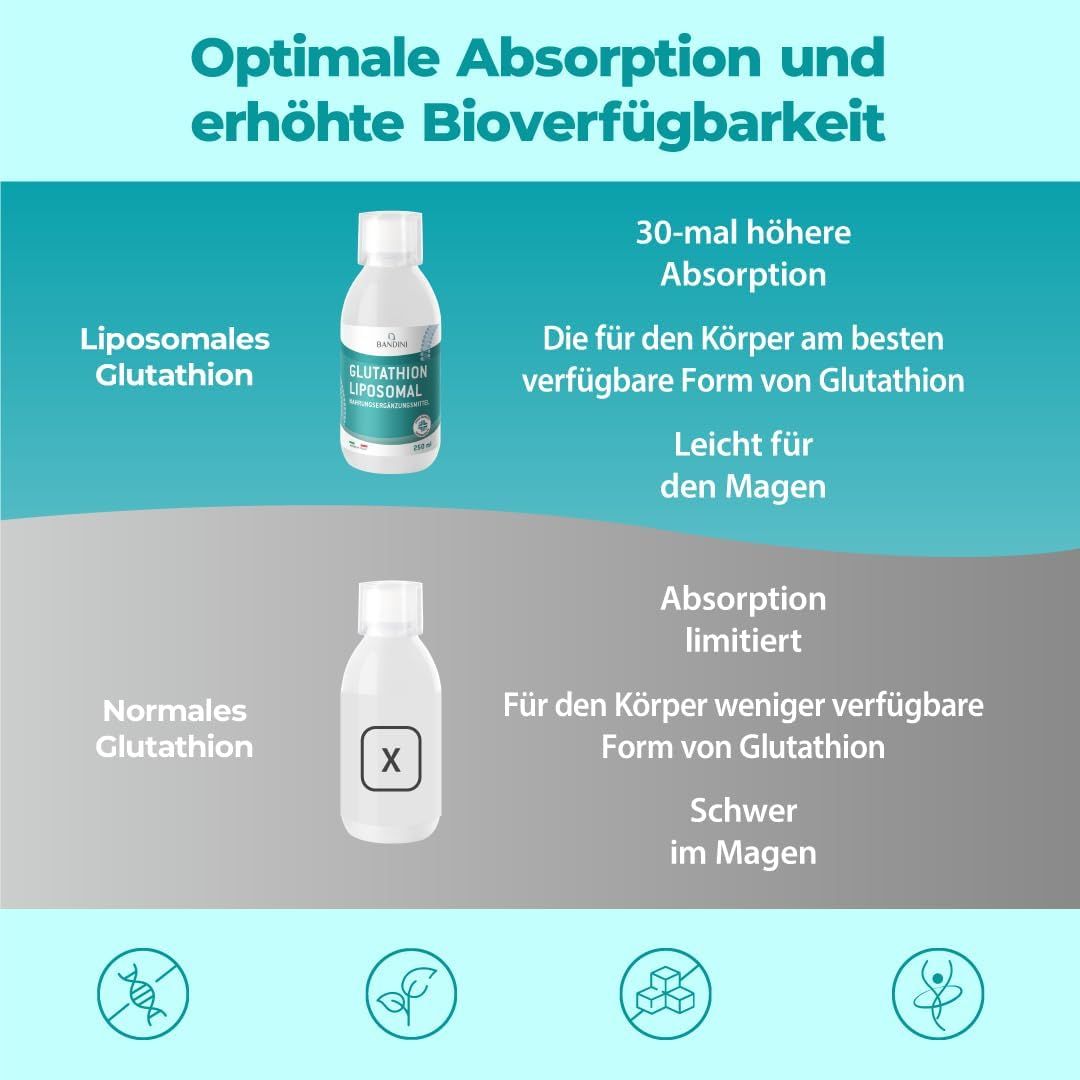 Bandini Liposomales Glutathion Flüssigformat
