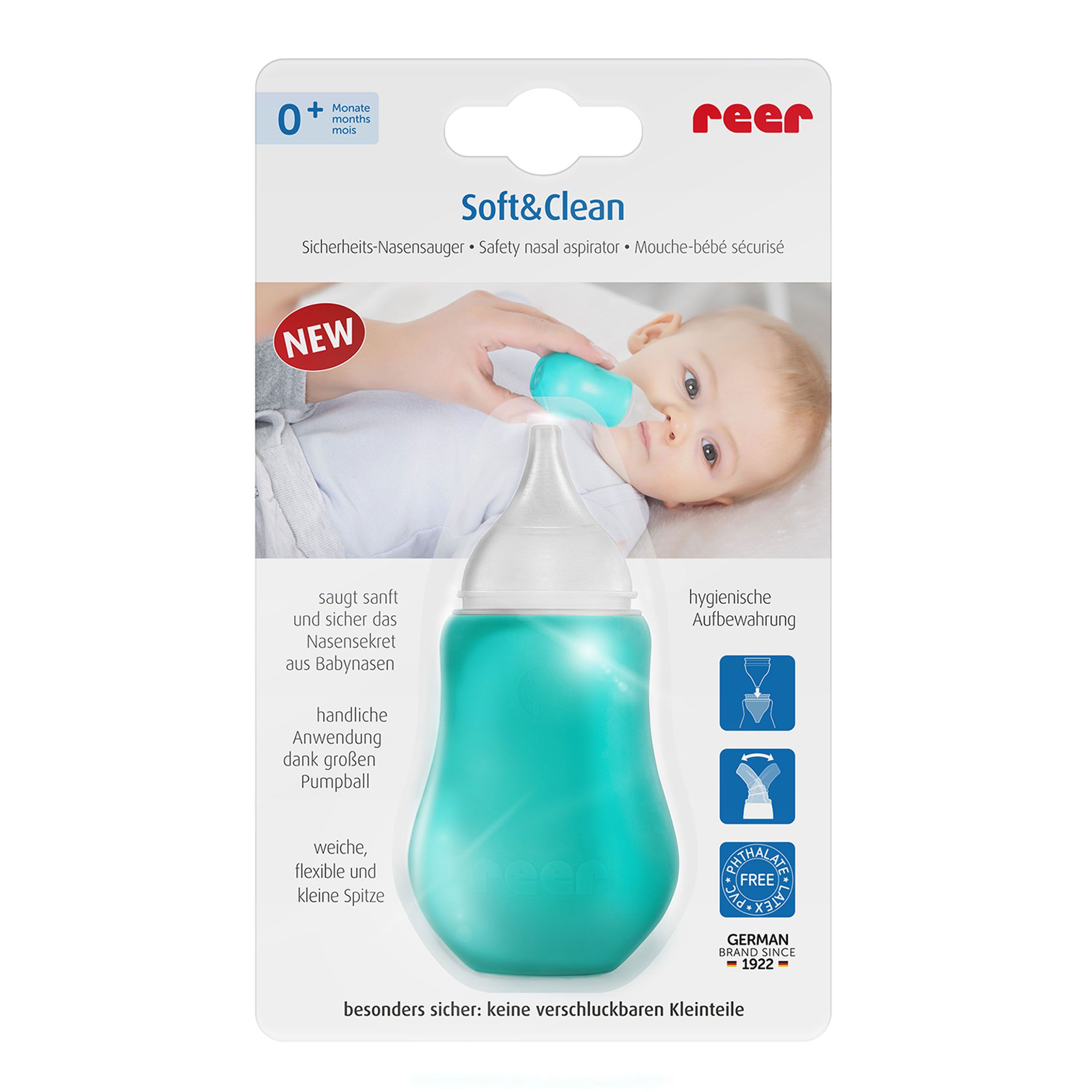 reer Sicherheits-Nasensauger SoftundClean für Babys