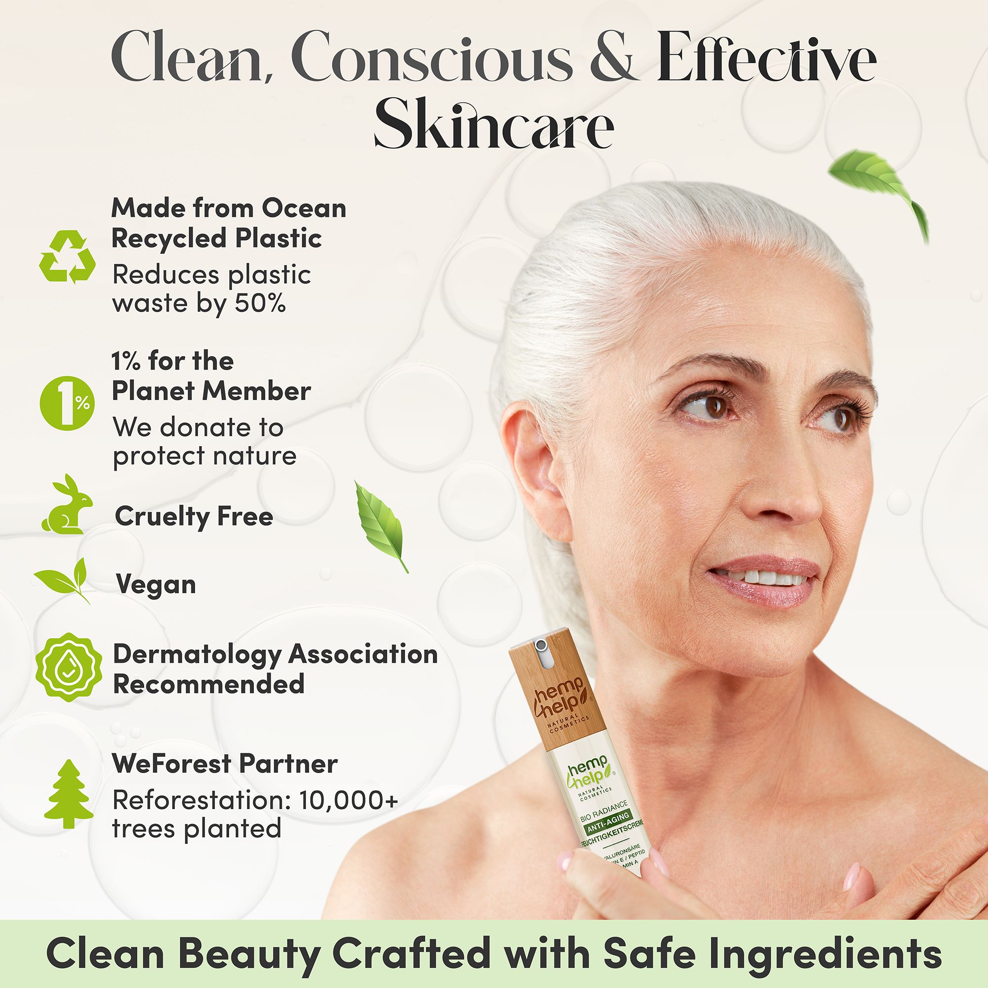 H4H Naturals® Bio Radiance Gesichtscreme Anti-Aging