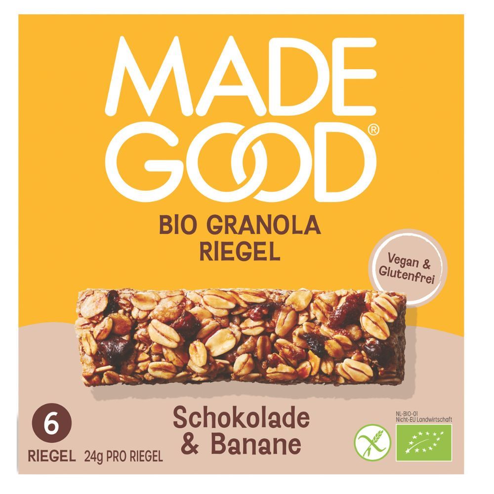 Made Good Granola Riegel Schoko und Banane