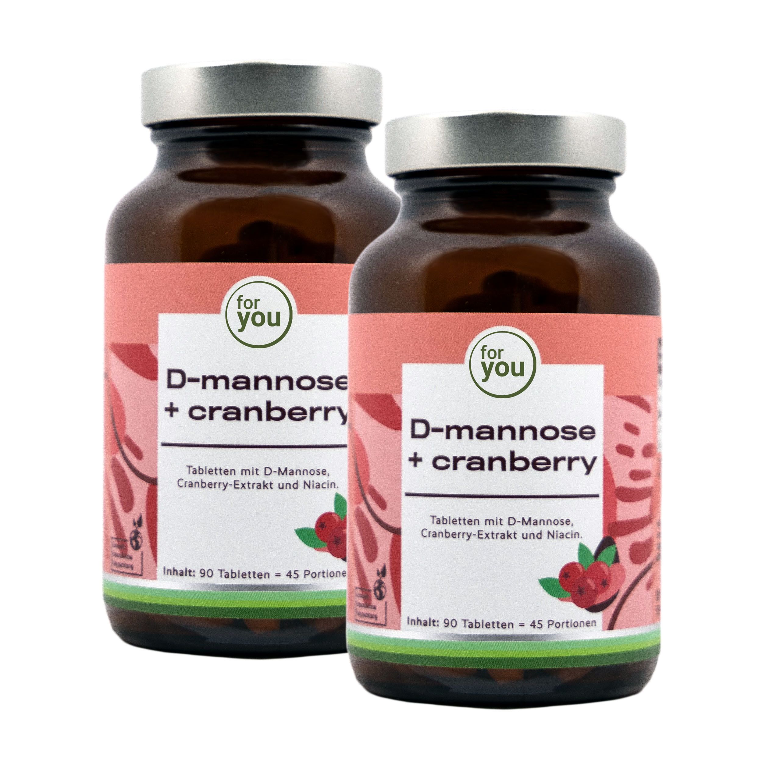 for you D-mannose + Cranberry Doppelpack