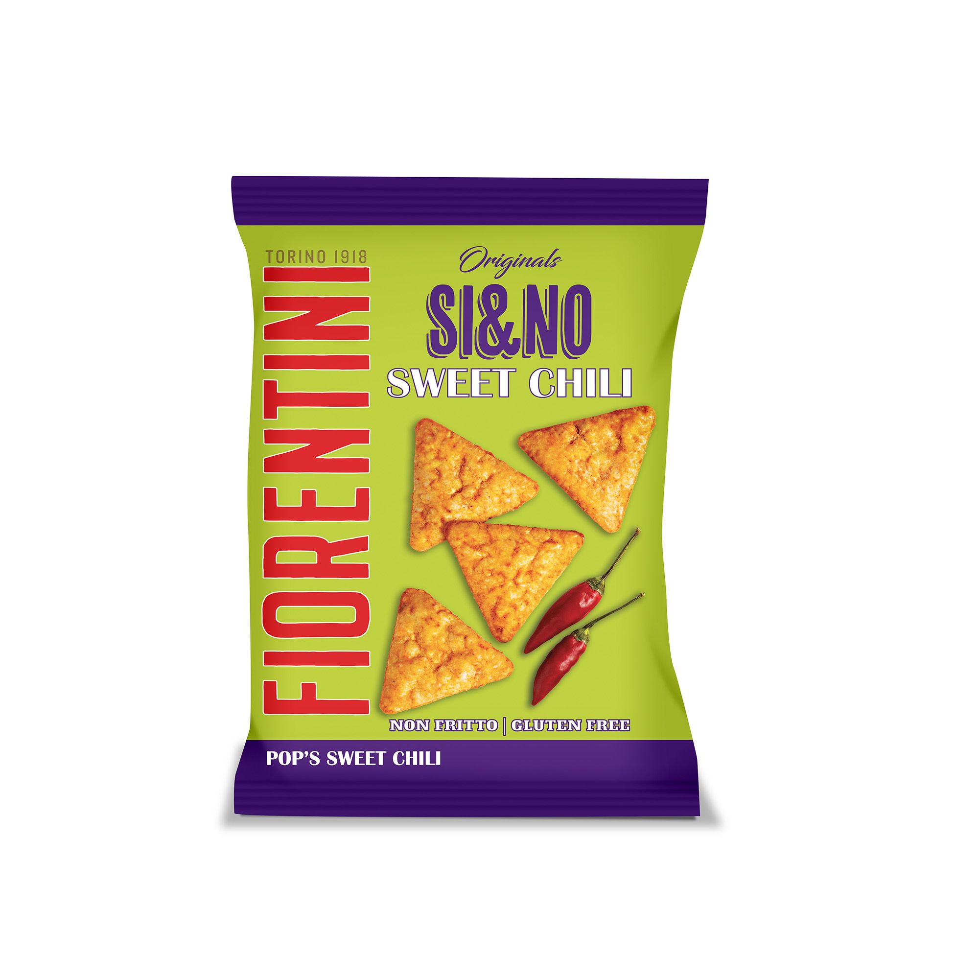 Si&No Triangolini  di Mais al Chili Dolce Senza Glutine - Fiorentini