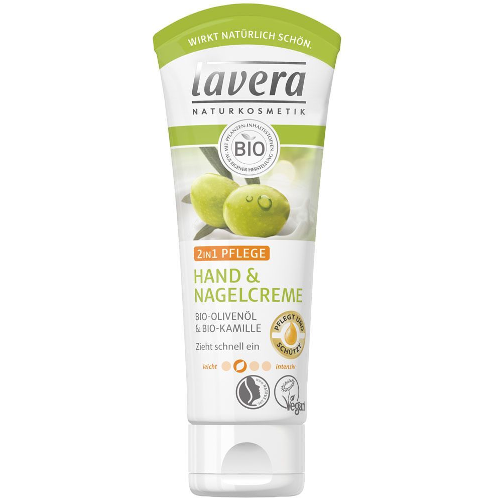 lavera Hand- und Nagelcreme 2in1 Bio-Olivenöl & Bio-Kamille