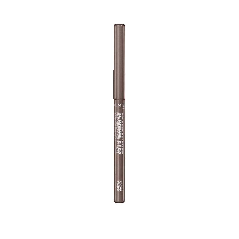 Automatischer Eyeliner, Farbe Taupe, mit Kappe. Aufschrift: Scandaleyes.