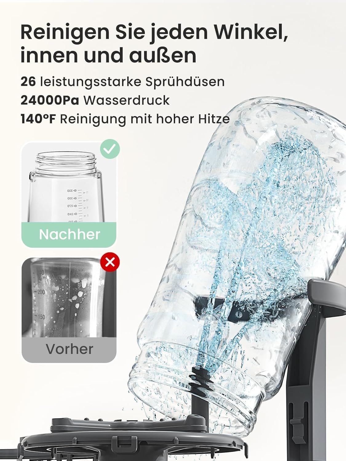 Grownsy Baby Bottle Washer Pro All-in-One