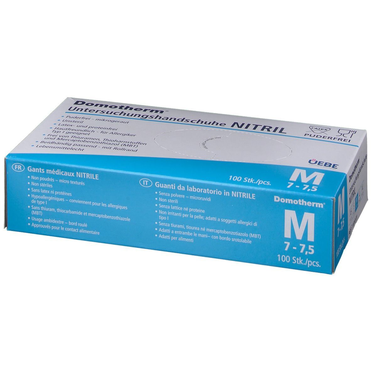 Domotherm® Untersuchungshandschuhe Nitril M 7-7,5
