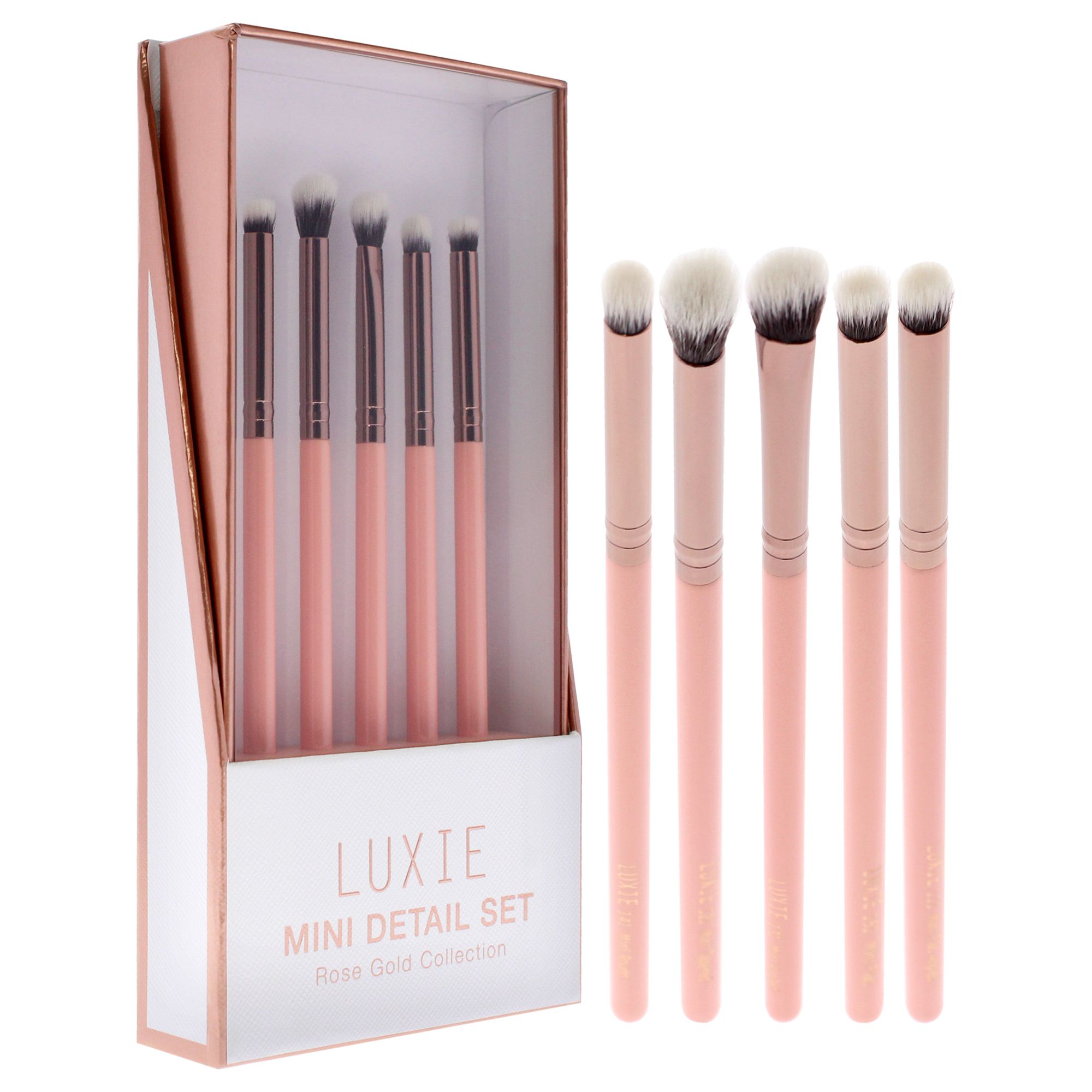 Luxie Rose Gold Mini Detail Pinsel Set