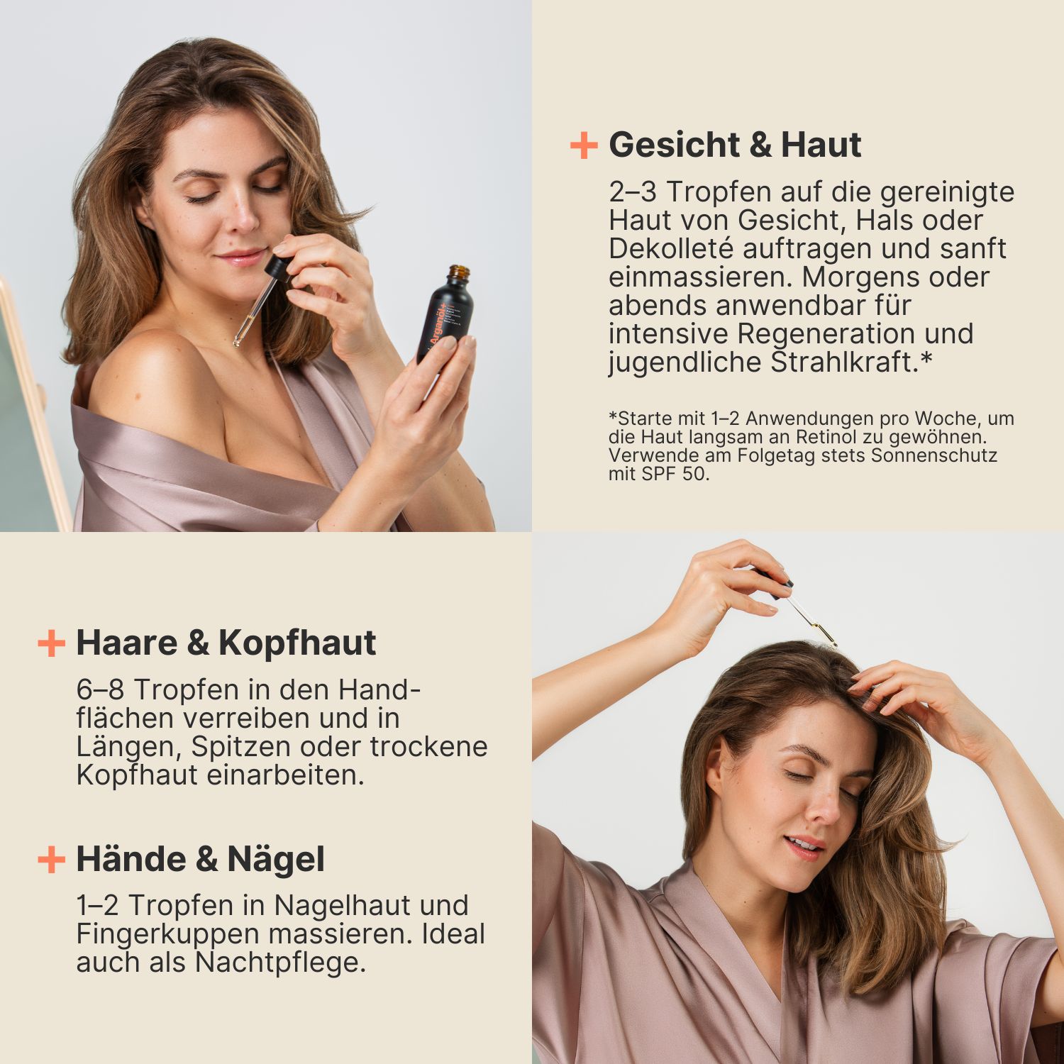 IMPERIO® Arganöl revitalisierendes Pflegeöl für Haut, Haare & Nägel
