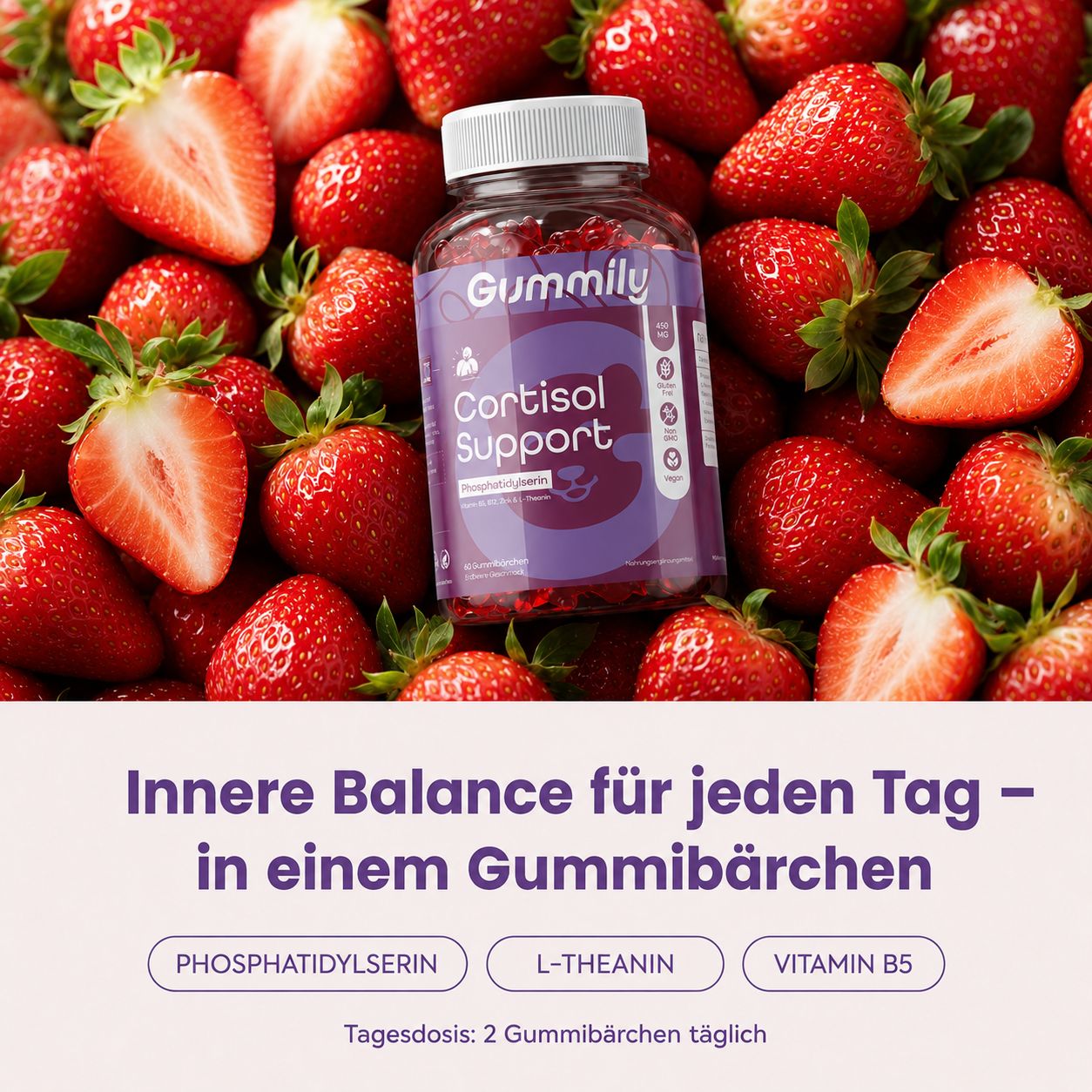 Gummily Cortisol Support Erdbeere Angebot