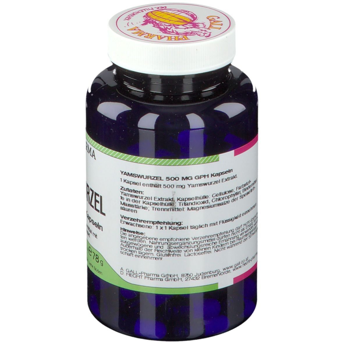 GALL PHARMA Yamswurzel 500 mg GPH Kapseln