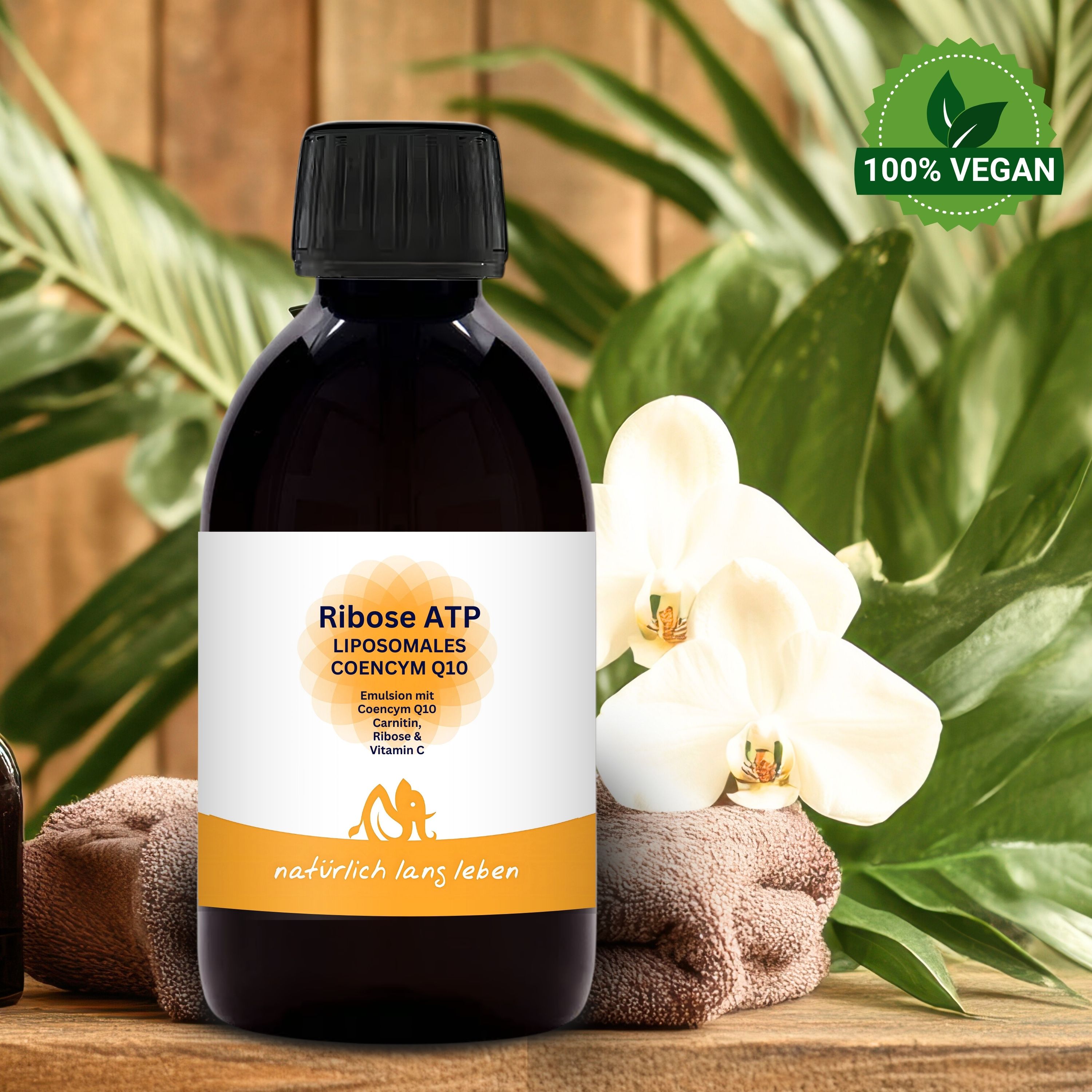 natürlich lang leben Liposomales Coenzym Q10 - Ribose ATP