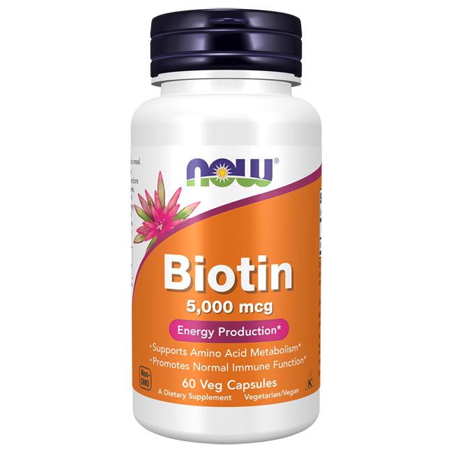 Now Foods Biotin 5000 mcg 60 Pc