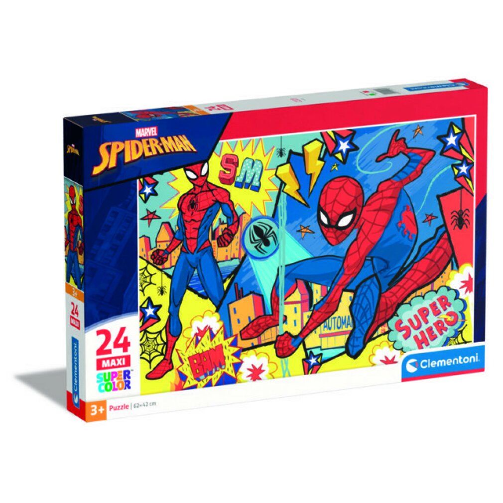 clementoni Puzzle Spiderman: Super Hero maxi 24 Teile