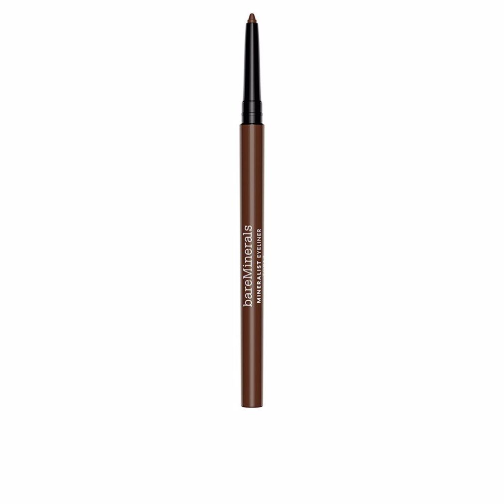 Brauner Eyeliner-Stift mit schwarzer Spitze. Auf dem Stift steht "bareMinerals MINERALIST Eyeliner".