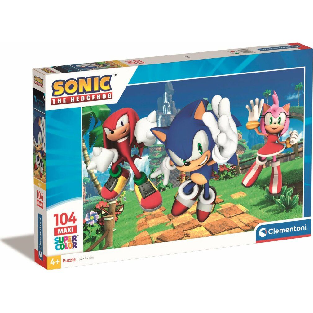 Sonic the Hedgehog maxi puzzle 104pcs
