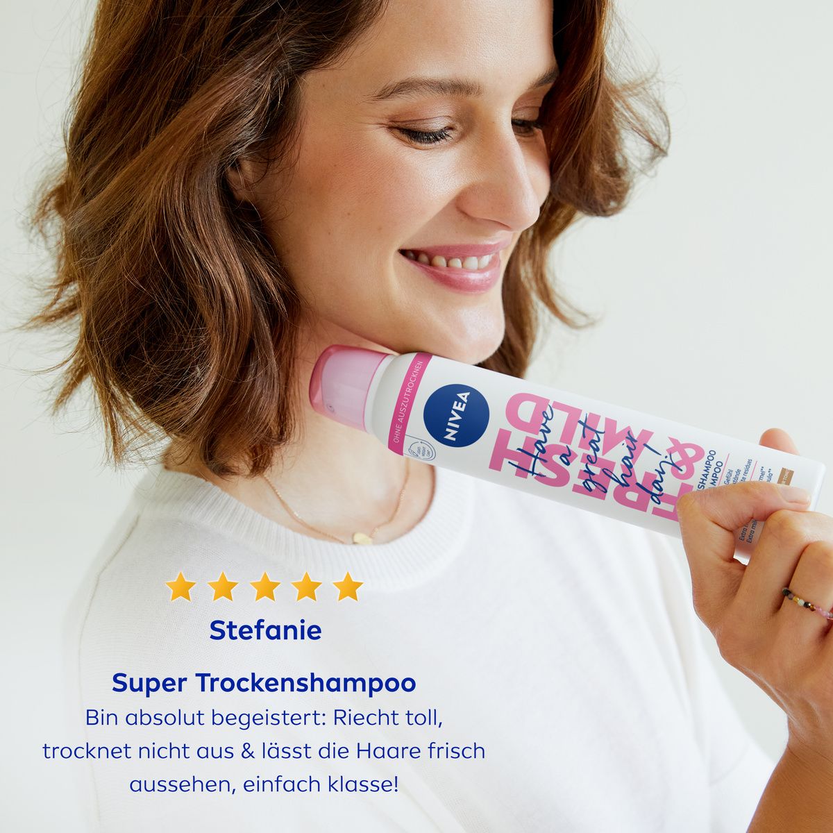 NIVEA Trockenshampoo Fresh & Mild Mittlere Haartöne Triple-Pack