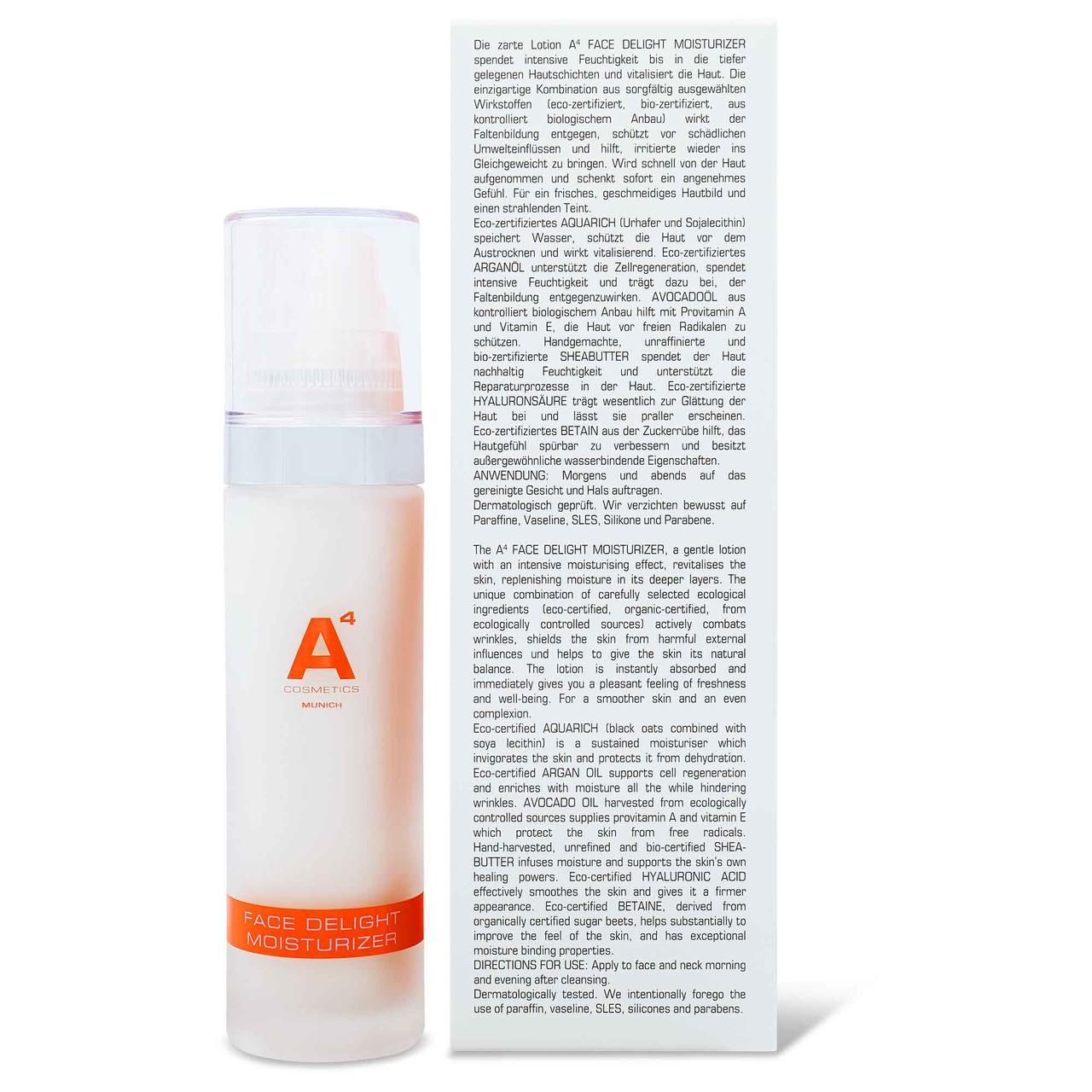 A4 Cosmetics, Face Delight Moisturizer