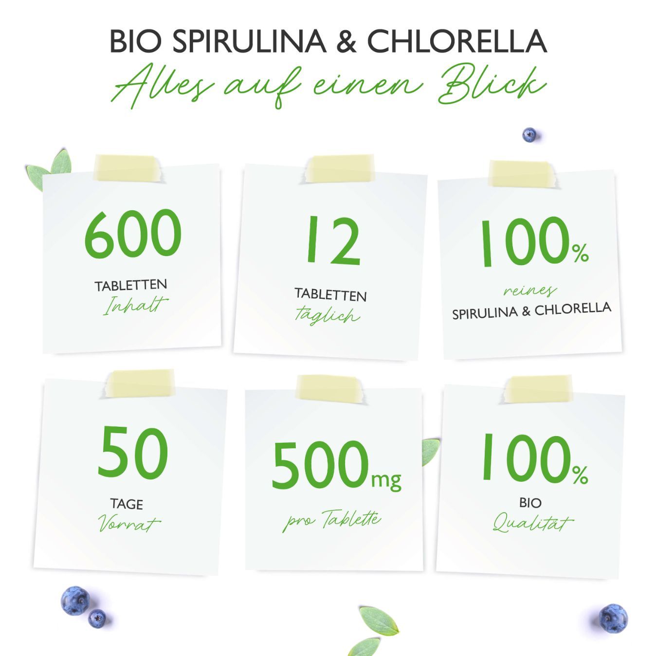 vit4ever Bio Spirulina + Bio Chlorella