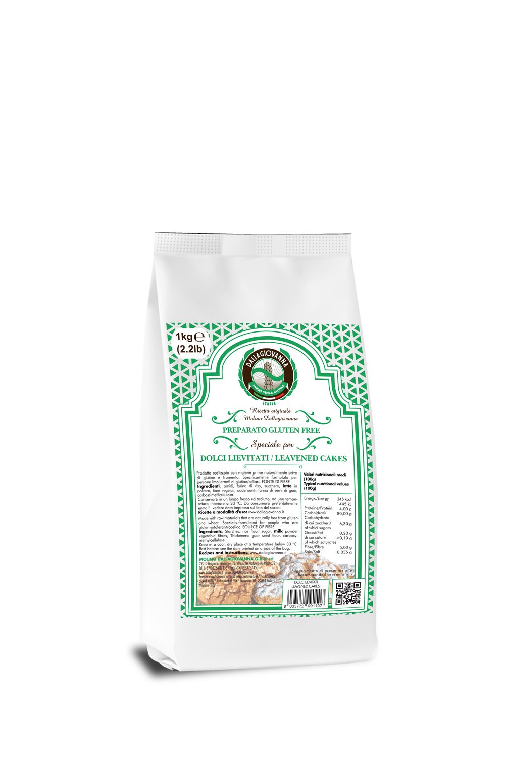 Preparato Grandi Lievitati Senza Glutine - Molino Dallagiovanna