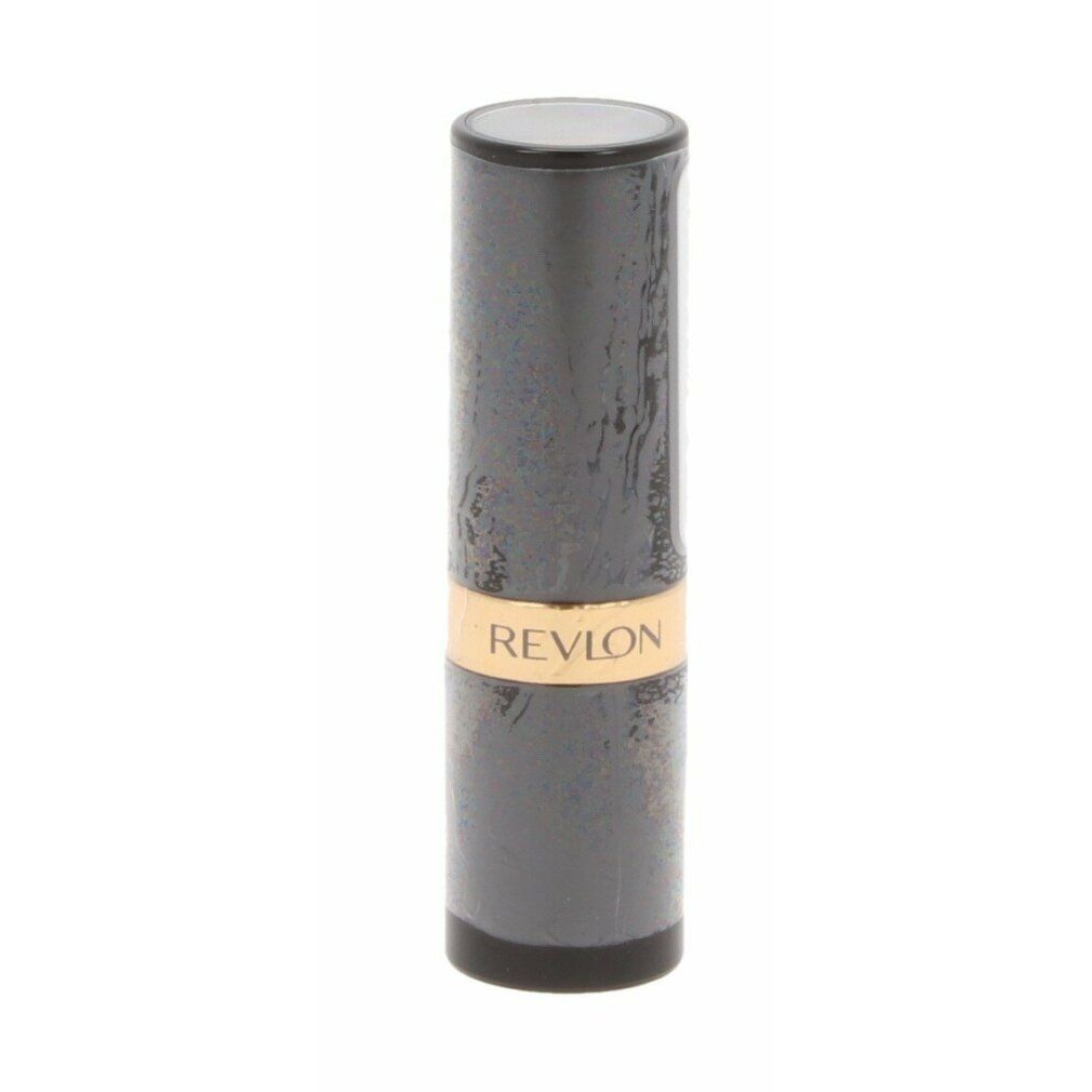 Lippenstift in schwarzer Hülle mit goldenem Band und REVON-Schriftzug. Geschlossene Verpackung.