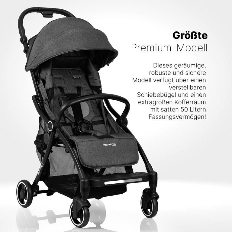 Hamilton by Yoop XL Kinderwagen – Premium Buggy mit MagicFold™