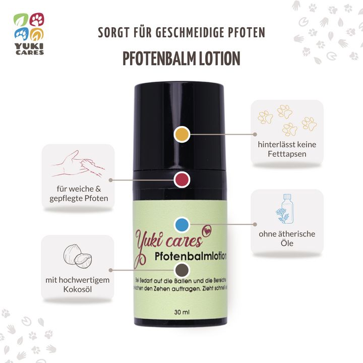 Yuki cares Pfotenbalm Lotion