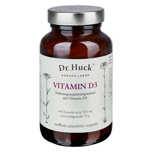 Dr. Huck Vitamin D3 Kapseln Vegan